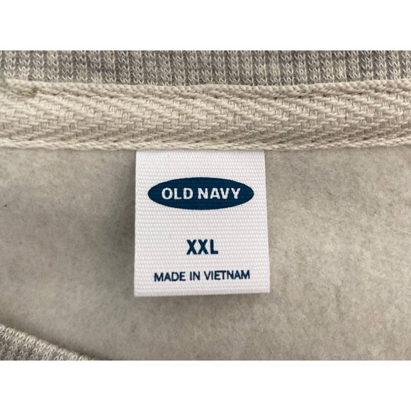 Old Navy 2XL Gray Be The Love Cropped Sweatshirt - Picture 5 of 6